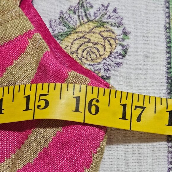 Nanette Lepore Women’s Silk Linen Pink/Gold Metallic M Dress Glamcore Partycore - Picture 9 of 14